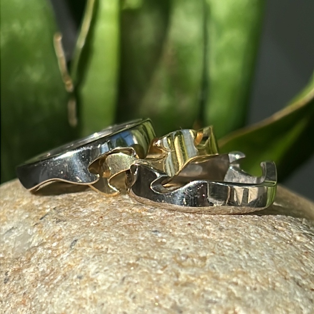 Georg Jensen 18k fusion ring - Picture 8 of 17